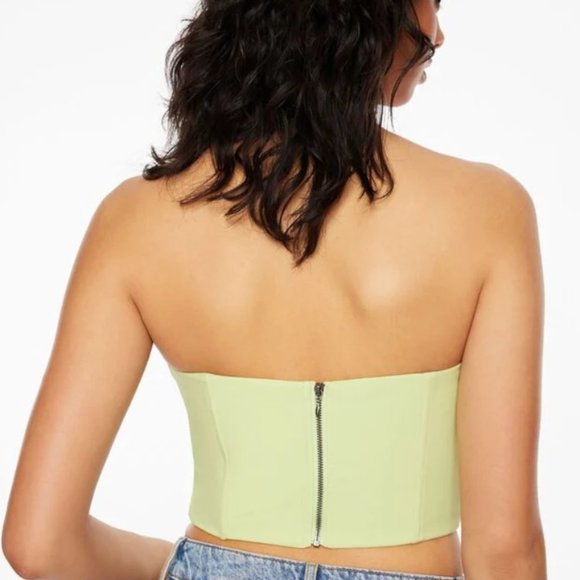 Dynamite NWT Knot Front Bustier Top - Picture 3 of 6